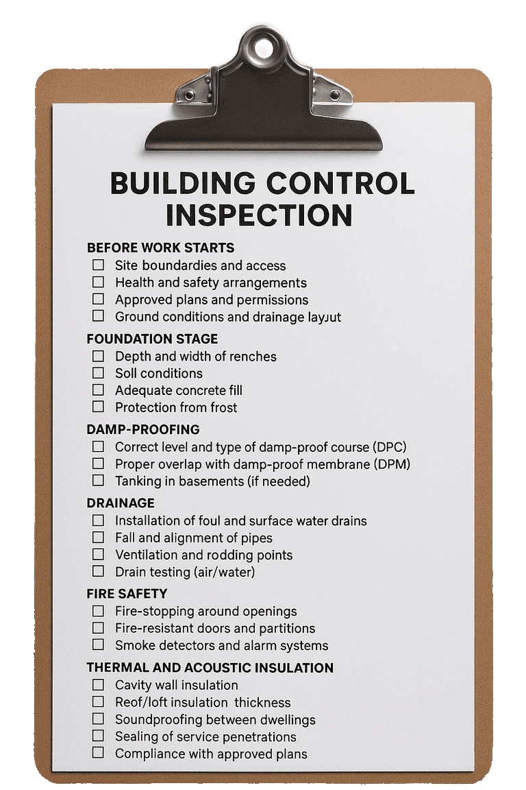 10. Building control inspector